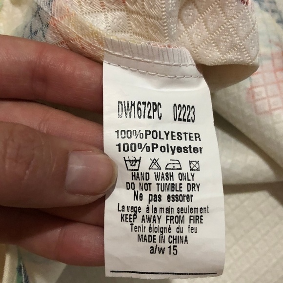 AX Paris Cream Floral Shift Dress (fits like sz 4) - Picture 8 of 8